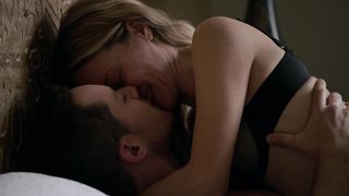 Tracy Spiridakos - Chicago P.D. s08e04 (2021) celebrity underwear sexy bedroom scene
