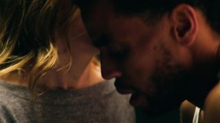 Hilary Swank, Damaris Lewis â Fatale (2020) celebs a topless scene from the movie