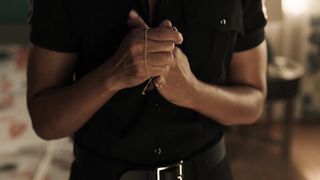 Lisa Edelstein, Gina Torres - 9-1-1 Lone Star s02e01 (2020) celebs a topless scene from the movie