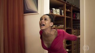 Tais Araujo - Amor e Sorte s01e02 (2020) celebs a topless scene from the movie