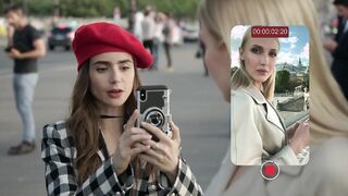 Alexandra Turcan - Emily in Paris s01e03 (2020) actress naked boobs