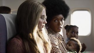 Alicia Vikander, Janelle Monae, Julianne Moore - The Glorias (2020) actress a topless scene from the movie
