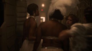 Aunjanue Ellis, Sharron Lynn, Carra Patterson, and other - Lovecraft Country s01e07 (2020) actress a topless scene from the movie
