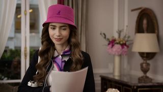 Carlson Young - Emily in Paris s01e07 (2020) actress boobs scene