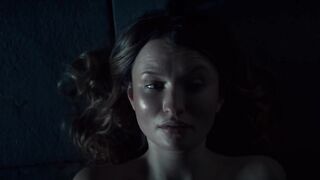 Emily Browning â American Gods s03e04 (2021) celeb a topless scene from the movie