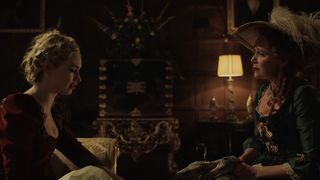 Lily James - Rebecca (2020) celeb A sexy scene