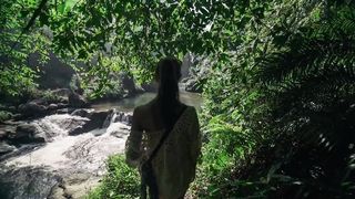 Joan Loluo - Clearwater (2020) Celebrity a topless scene from the movie