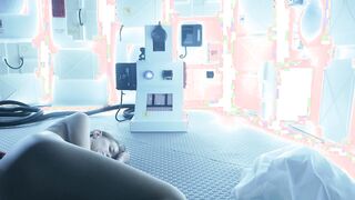 Kate Britton - Android Uprising (2020) celeb boobs scene