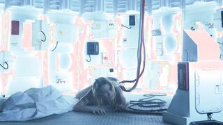 Kate Britton - Android Uprising (2020) celeb boobs scene