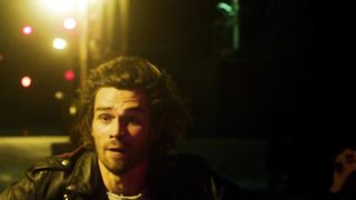 Sofia Carson hot kiss scene - Songbird (2020)