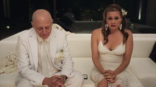 Alicia Silverstone, Mathilde Ollivier - Sister of the Groom (2020) celebs a topless scene from the movie