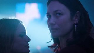 Olga Kurylenko, Marine Duvivier - Sentinelle (2021) celebrity nude boobs scene