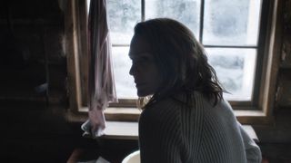 Robin Wright - Land (2021) celebs nude boobs scene