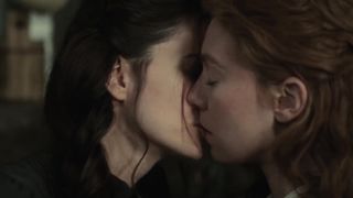 Vanessa Kirby , Katherine Waterston - The World to Come (2020) lesbian sexy scenes
