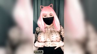 TikTok Boobs Compilation - Hot Naked Live Vertical Video #1