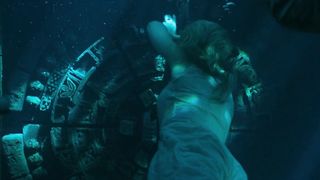 Emily Blunt hot - Jungle Cruise (2021) Underwater scene