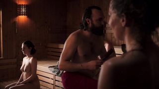 Naked (nackte) Movie Scene -  Ein Saunagang (2021) All Nude scene