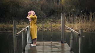 Naked (nackte) Movie Scene -  Ein Saunagang (2021) All Nude scene