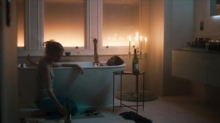 Thalissa Teixeira nude - Too Close (2021) short topless bath scene