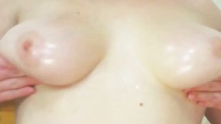 Redhead Busty girl. Nice strip and fetish solo BBW