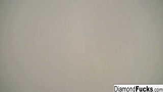 Diamond determined to have a douche in front of the camera, just for the joy of it