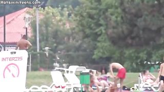 Spectacular femmes in bathing suits are having tons of joy next to the swimming pool, all day lengthy