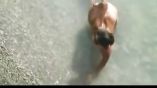 Super-Naughty people do not mind doing it on the beach, even while others are eyeing them in activity