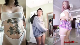 Tik-tok Sexy girls likes to pose naked in different poses and outfits