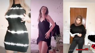Tik-tok Sexy girls likes to pose naked in different poses and outfits