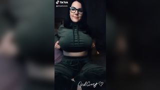 Clothed Busty Girl for TikTok