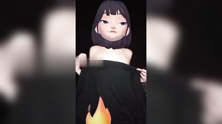 Tik Tok Topless cartoon head Challenge (Adults 18+)