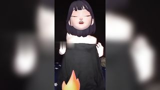 Tik Tok Topless cartoon head Challenge (Adults 18+)