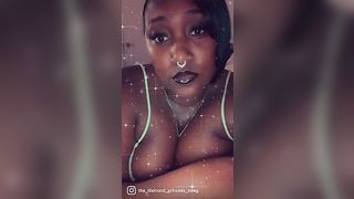 Nude Black Сougar TikTok Model