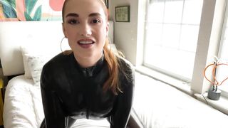 Latex Busty Girl. Not Naked. Only Pure Fetish