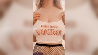 Took it off and jumped around. TikTok's Natural Boobies