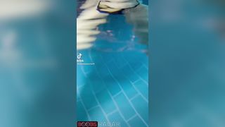 It's a beautiful slow motion video. Underwater topless for lovers of boobs.