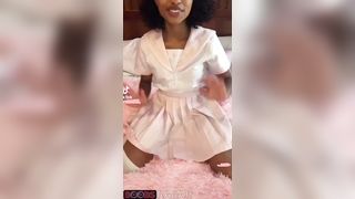 Show us your little black panther boobs!