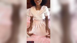 Show us your little black panther boobs!