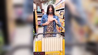 Public Topless TikTok Challenge