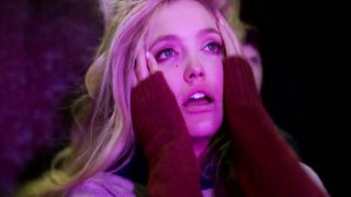 Christina Hélène Braa, Amanda Jones, Hannah Hueston naked - The Resonator Miskatonic U (2021) Erotic Topless Movie Scene