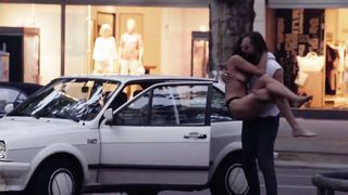 Janaina Liesenfeld nude - Berlin Izza Bitch! (2021) Outdoor topless movie scene