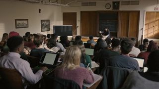 Celina Nemec in short topless video - The Chair s01e01 (2021) show adult film