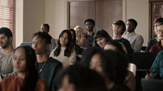 Celina Nemec in short topless video - The Chair s01e01 (2021) show adult film