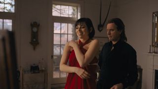 Krysta Rodriguez, Rebecca Dayan naked - Halston s01e01-02 (2021) show TV