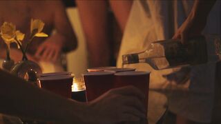 Caroline Lindy, Cleo Handler, Greta Titelman - Moon Party (2016) Hot Movie Scene