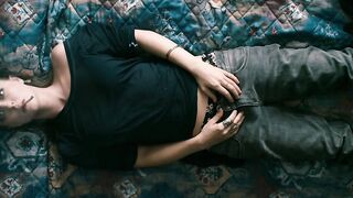 Katharine Isabelle, April Mullen, Stephannie Hawkins – 88 (2015) Nude Movie Scene