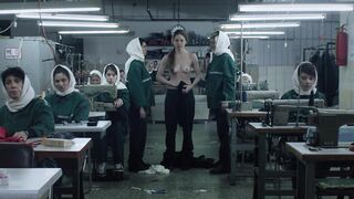 Sandra von Ruffin, Mariana Novak, etc - The Penal Colony (2017) Topless Film Scene