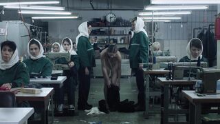 Sandra von Ruffin, Mariana Novak, etc - The Penal Colony (2017) Topless Film Scene