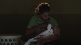 Michelle De Swarte - The Baby s01e01 (2022) Lactation horror movie scene