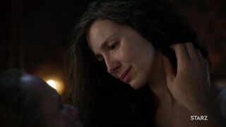 Caitriona Balfe - Outlander s06e01 (2022) Sex Scene /  TOpless Actress